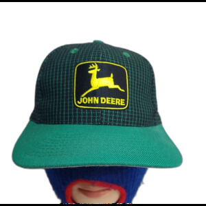 Vintage Logo Athletic John Deere hat